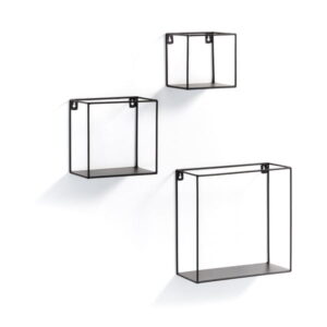 Juego de tres estantes de pared