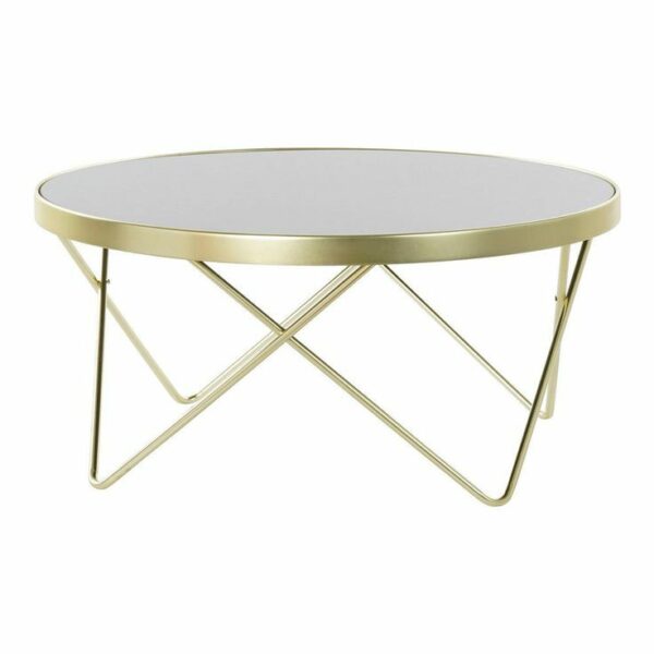 MESITA AUXILIAR ACERO CRISTAL 82X82X40 5 MM